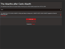 Tablet Screenshot of abarthprojectsbook.com